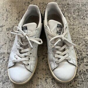 🧡3/15 adidas Stan Smith Shoes White Navy Male 5 1/2
